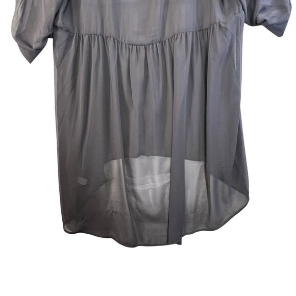 Nwt 2/2x Torrid Lexie Gray Hi-Lo Chiffon Tunic Size #11437435 - Picture 10 of 14